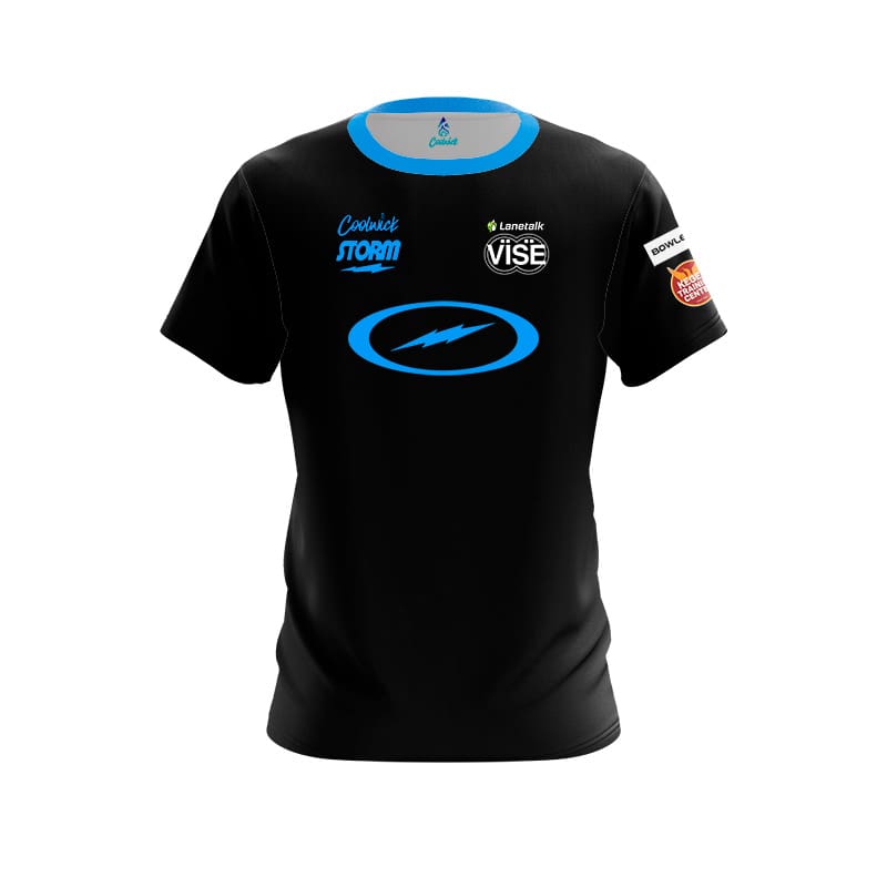 Does it come with the logos on the  jersey as seen?  Coolwick- Storm onleft side and vise , Lanetalk on right , sle