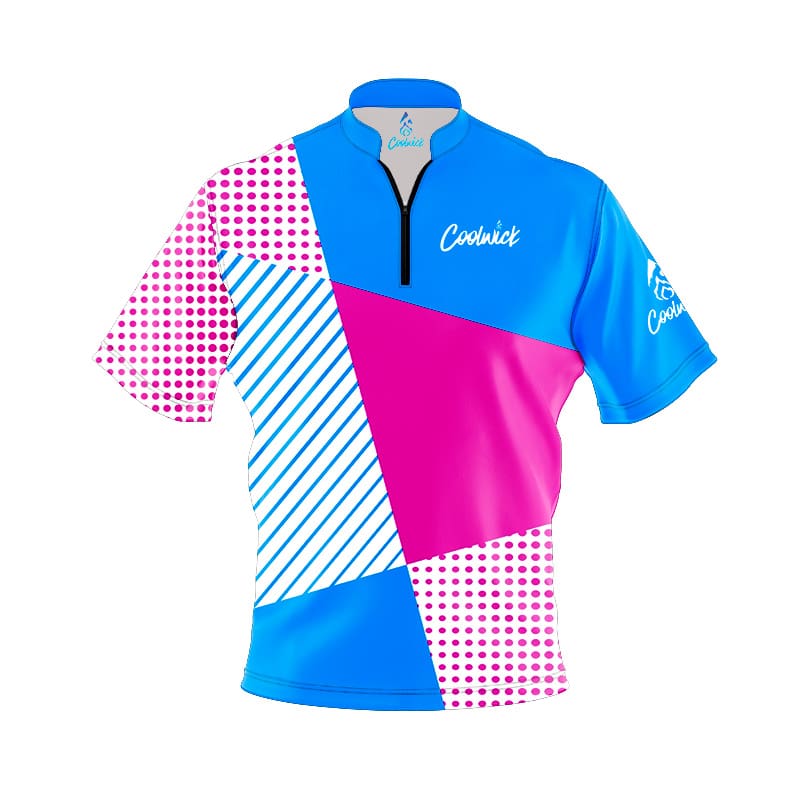 CoolWick Elite Pink Blue Complexity Sash Zip Jersey Questions & Answers