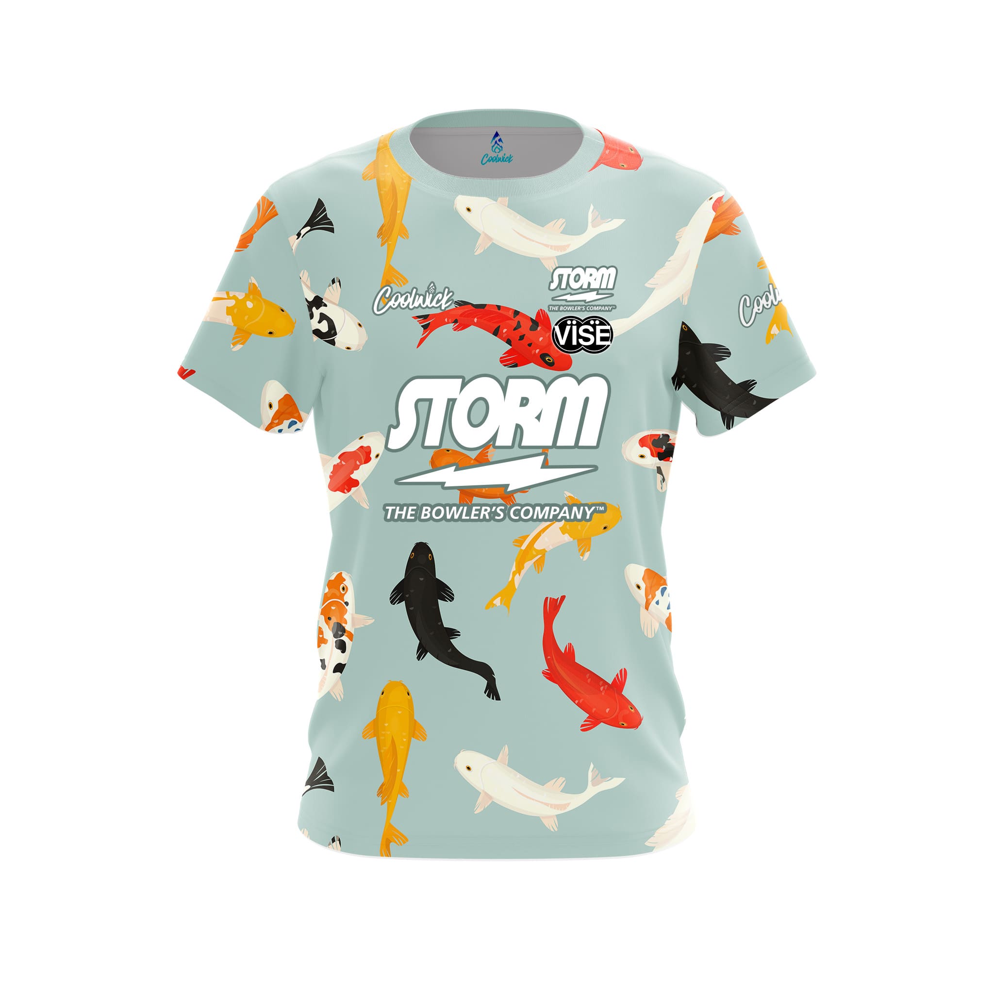 Storm Hope Gramly Teal Koi Fish CoolWick Bowling Jersey Questions & Answers