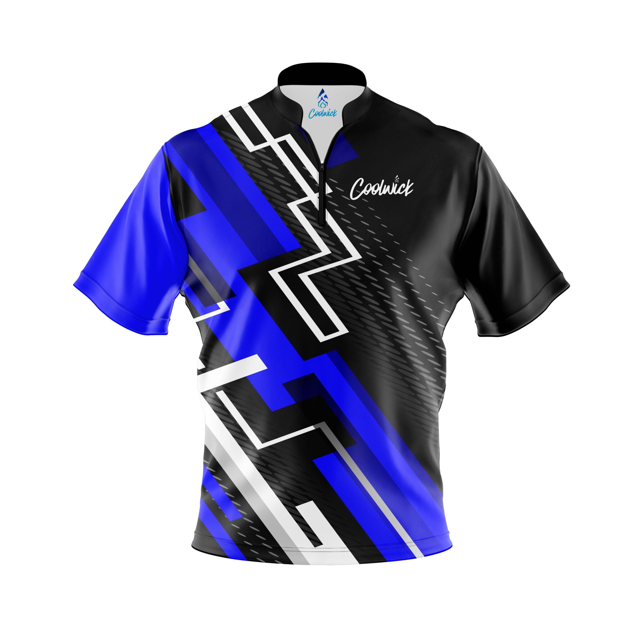 CoolWick Elite Blue Dynamo Sash Zip Jersey Questions & Answers