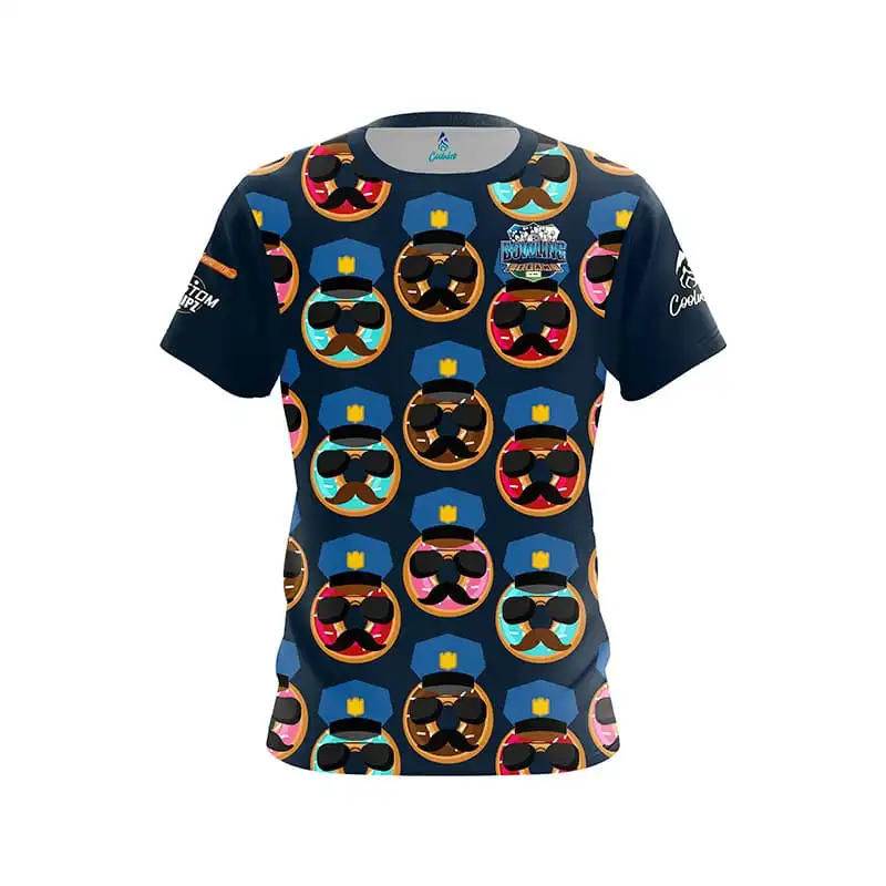 NYPD Doughnut Patrol CoolWick Bowling Jersey Questions & Answers