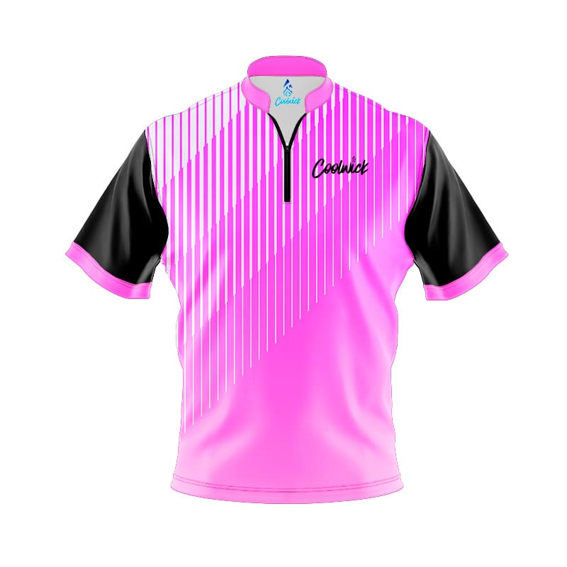 Mens Pink Elite Brite Sash Zip Jersey