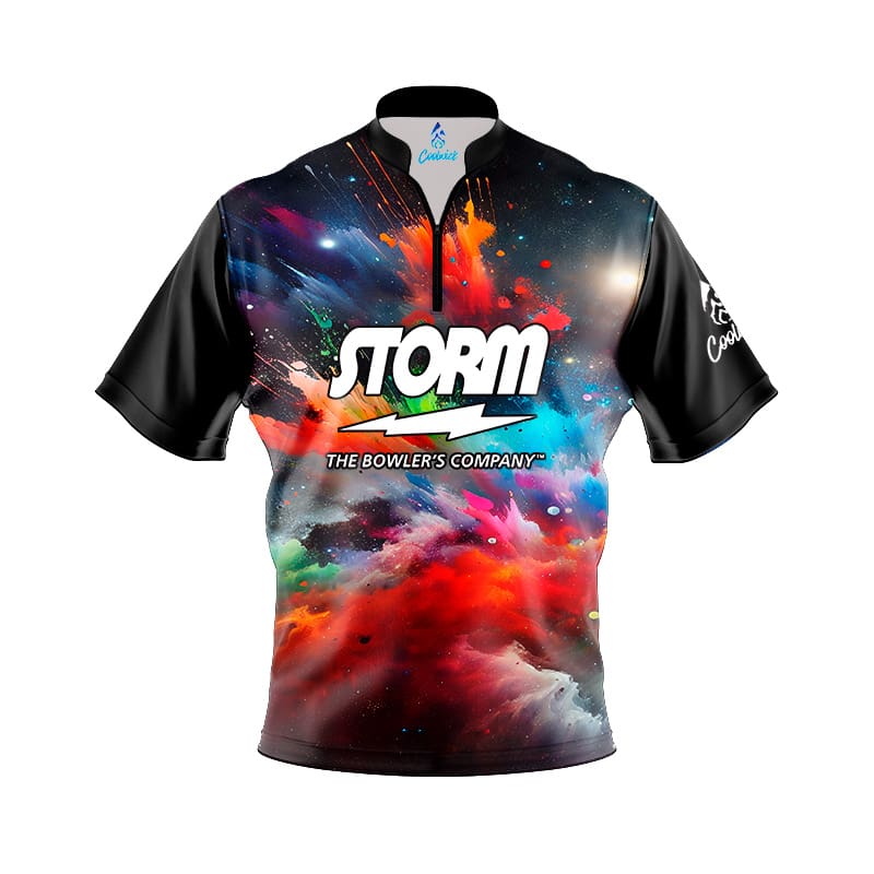 Storm Splatterverse Quick Ship CoolWick Sash Zip Bowling Jersey Questions & Answers