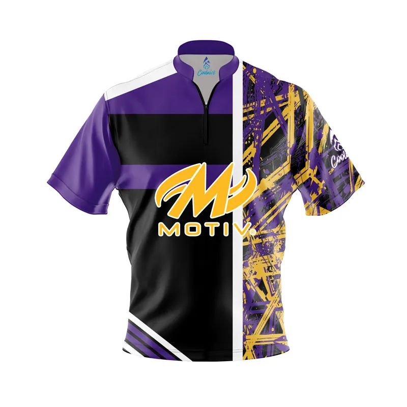 Motiv Black Mamba Quick Ship CoolWick Sash Zip Bowling Jersey Questions & Answers