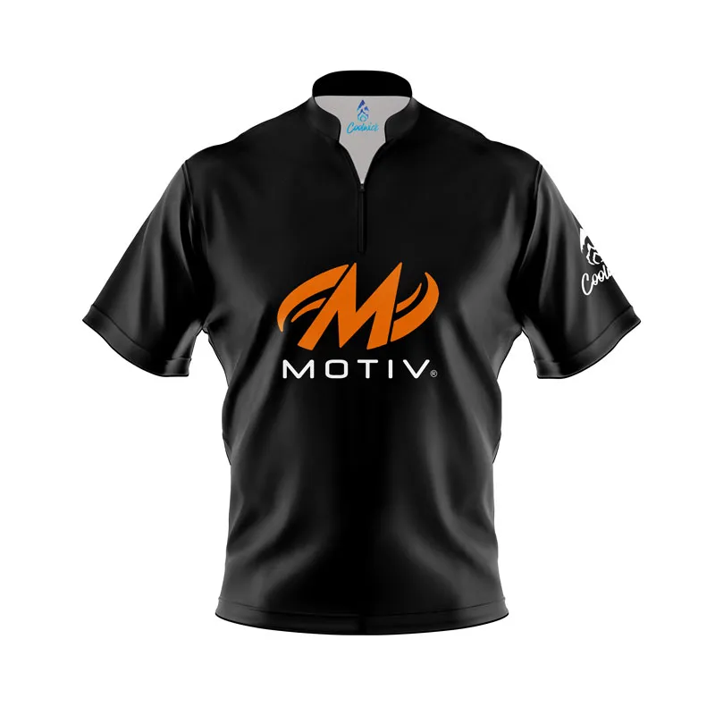 Motiv Black Quick Ship CoolWick Sash Zip Bowling Jersey Questions & Answers