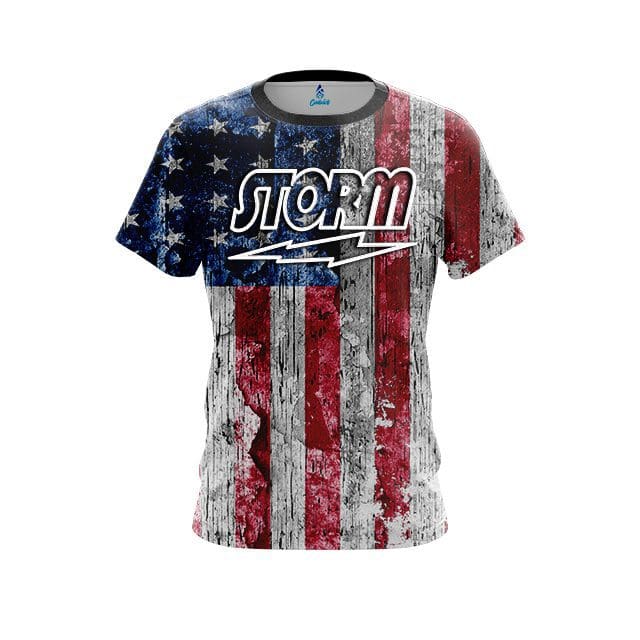 Storm Rustic USA Flag CoolWick Bowling Jersey Questions & Answers