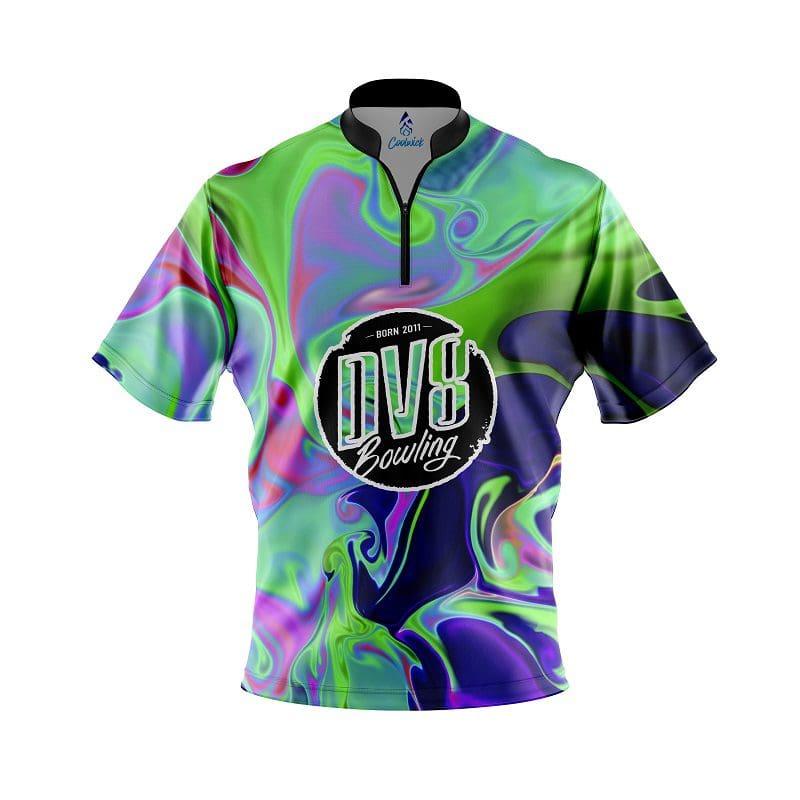 DV8 Trippy Quick Ship CoolWick Sash Zip Bowling Jersey Questions & Answers