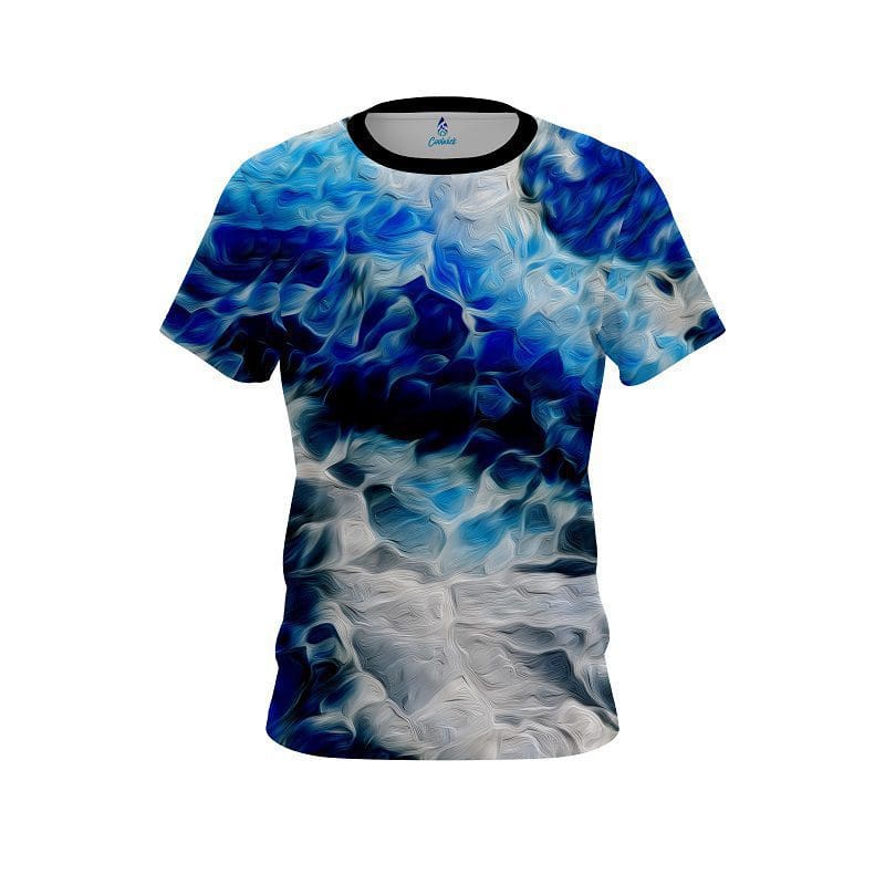 Plain Blue Marble Onyx CoolWick Bowling Jersey Questions & Answers