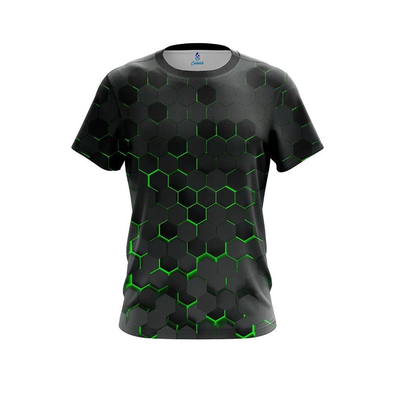 Plain Green Honeycomb Fusion CoolWick Bowling Jersey Questions & Answers