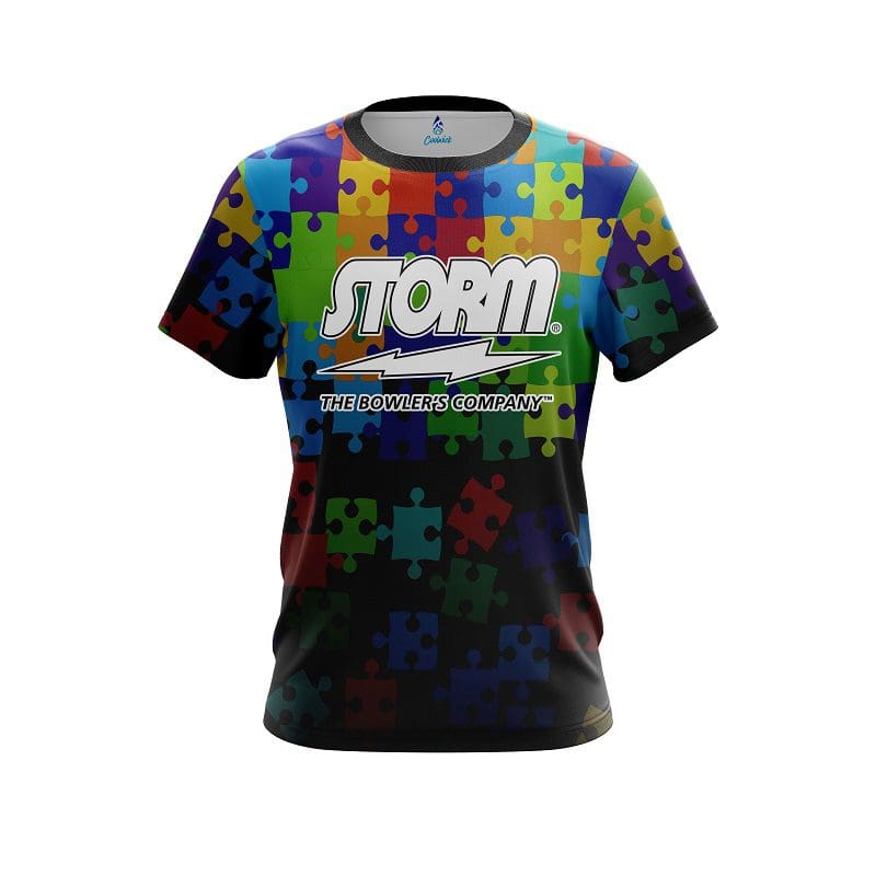 Storm Autism Awareness Be Kind CoolWick Bowling Jersey Questions & Answers