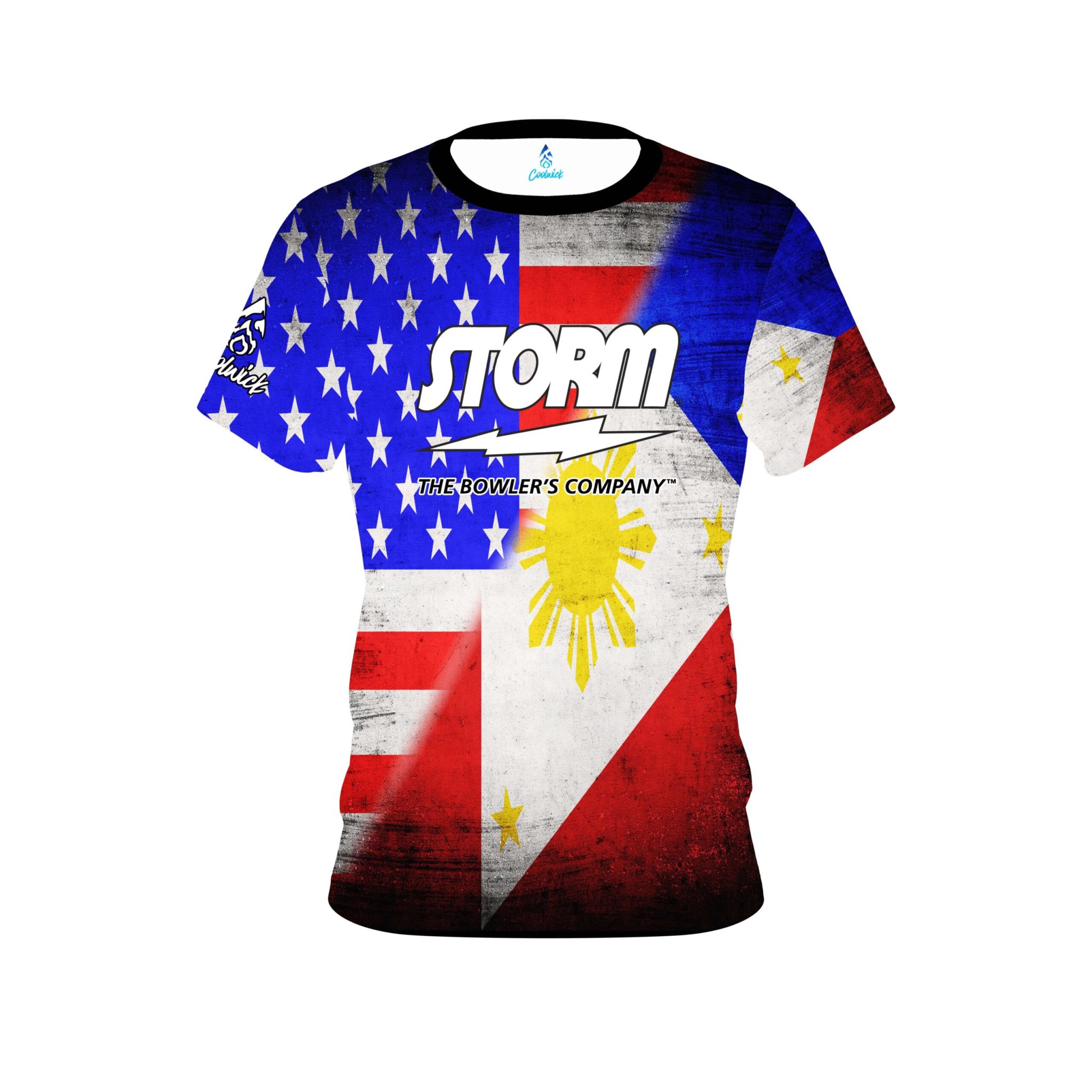 Storm USA Philippines Flag CoolWick Bowling Jersey Questions & Answers