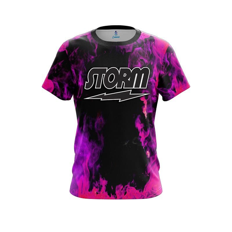 Storm Pink Flame CoolWick Bowling Jersey Questions & Answers