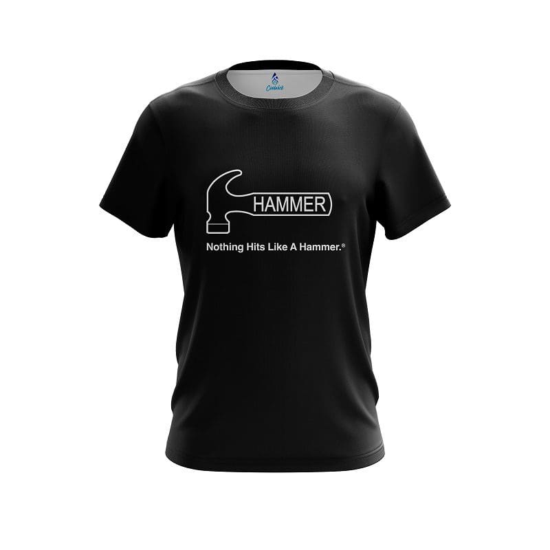 Hammer Plain Black CoolWick Bowling Jersey Questions & Answers