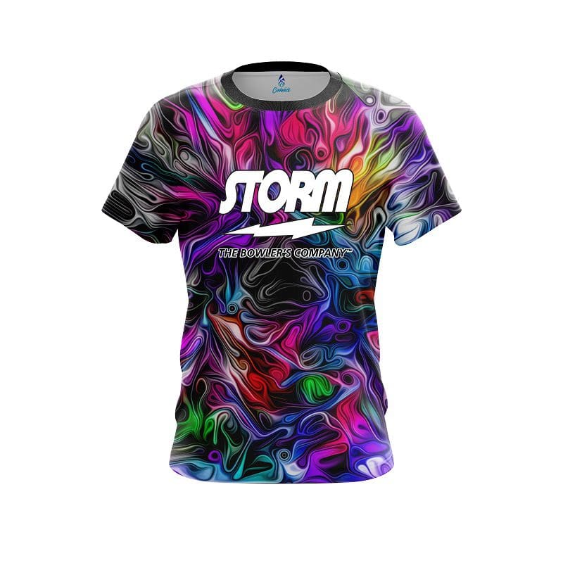 Storm Liquid Hypno Swirl CoolWick Bowling Jersey Questions & Answers