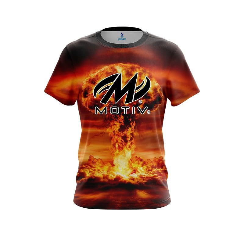 Motiv Nuke Explosion CoolWick Bowling Jersey Questions & Answers