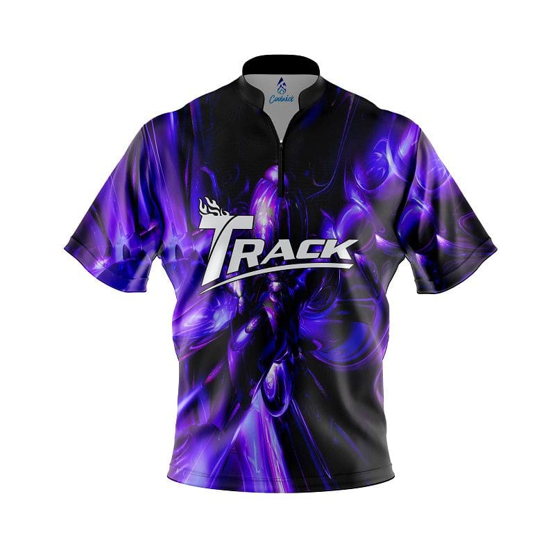 Track Liquid Plasma Purple Quick Ship CoolWick Sash Zip Bowling Jersey Questions & Answers