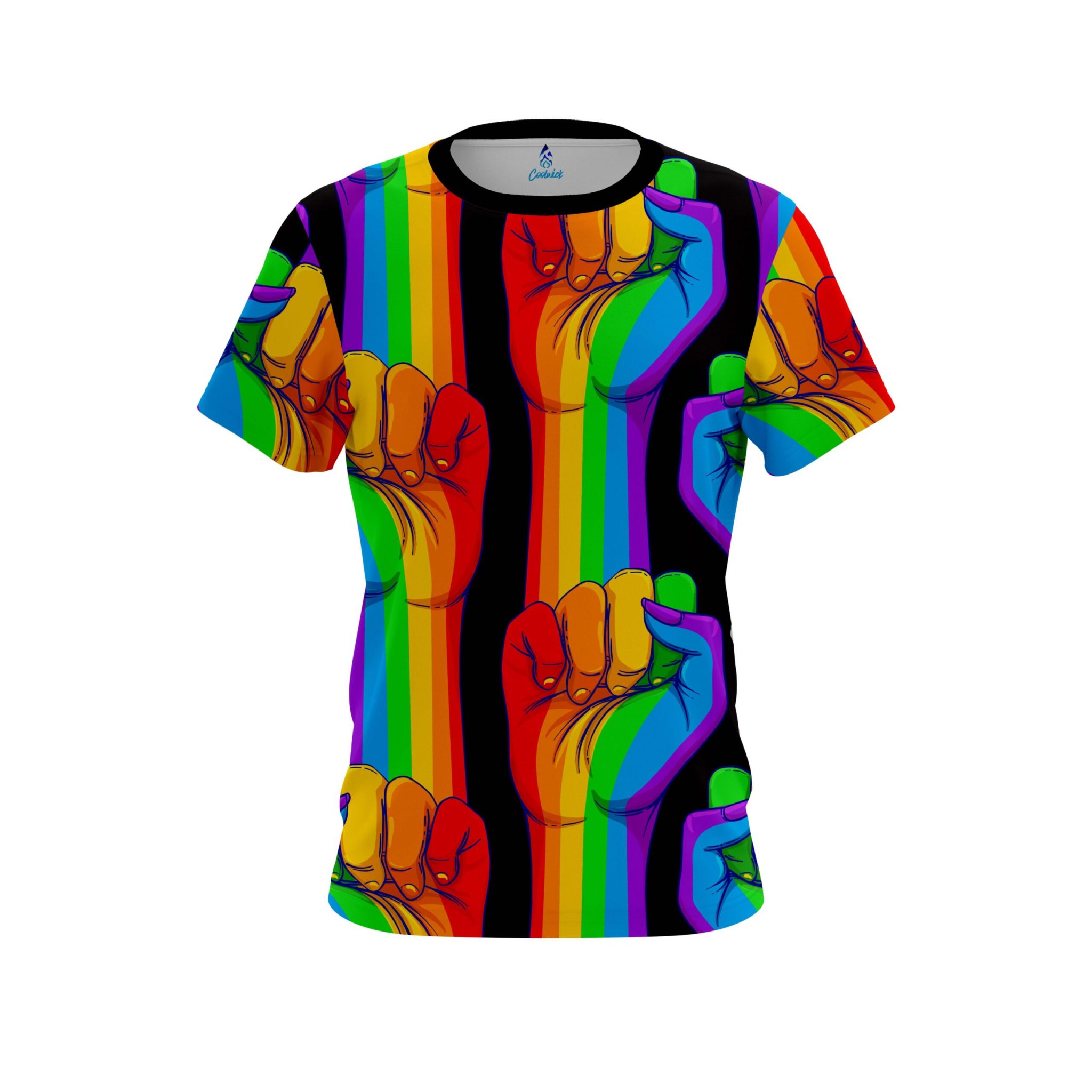 Plain CoolWick United Rainbow Hands Bowling Jersey Questions & Answers