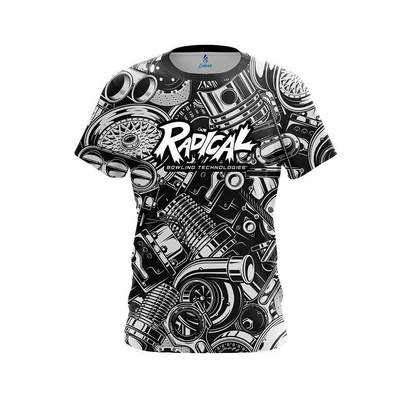 Radical Auto Parts Explosion CoolWick Bowling Jersey Questions & Answers