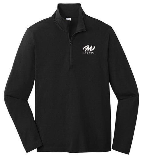 Motiv Men's Venom Black 1/4 Zip Tri-Blend Wicking Pullover Questions & Answers