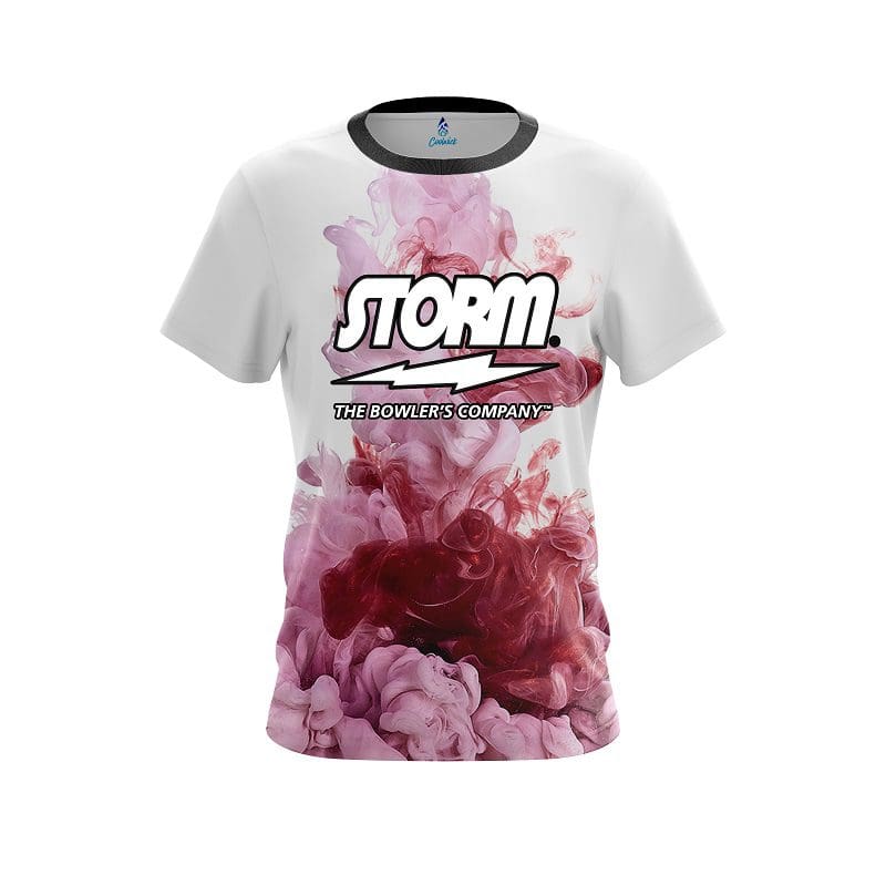 Storm Red ink Splash CoolWick Bowling Jersey Questions & Answers