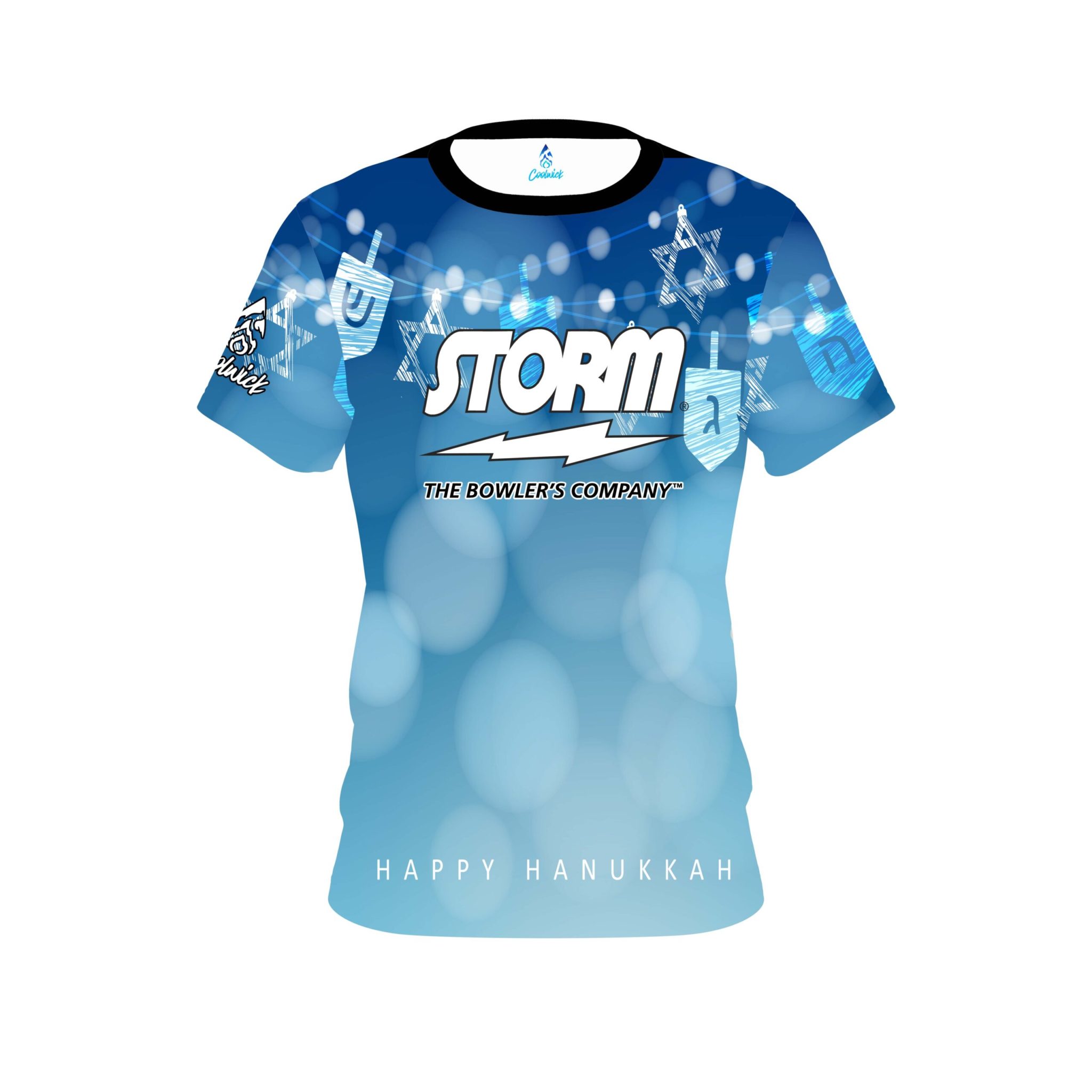 On the Chanukkah jersey do you have to have the company i.e. Storm on both the front and the back of the jersey?