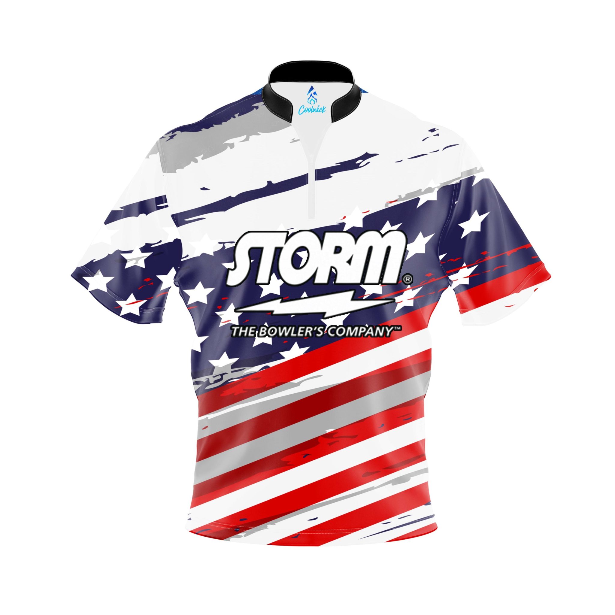 Storm All American Quick Ship CoolWick Sash Zip Bowling Jersey Questions & Answers