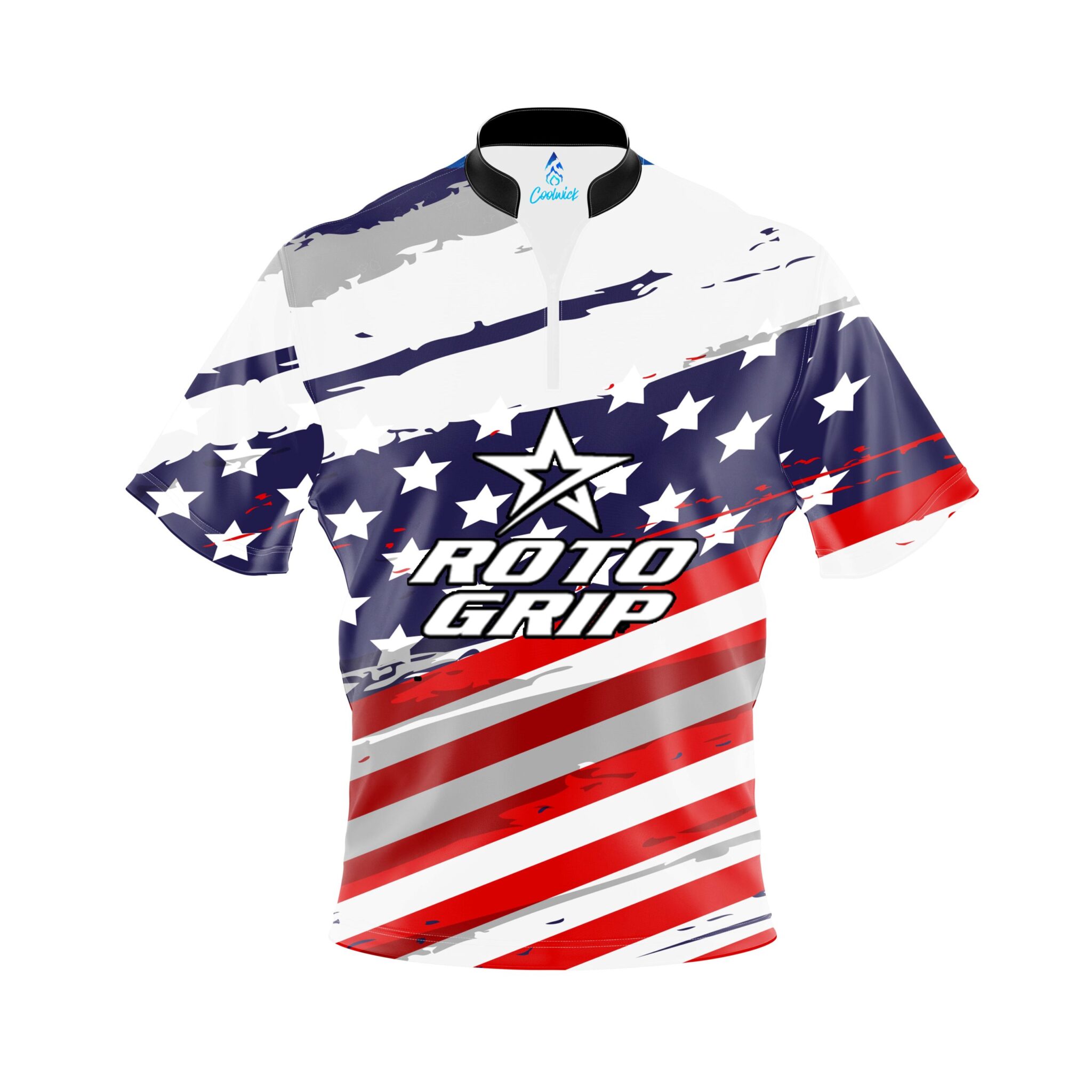 Roto Grip All American Quick Ship CoolWick Sash Zip Bowling Jersey Questions & Answers