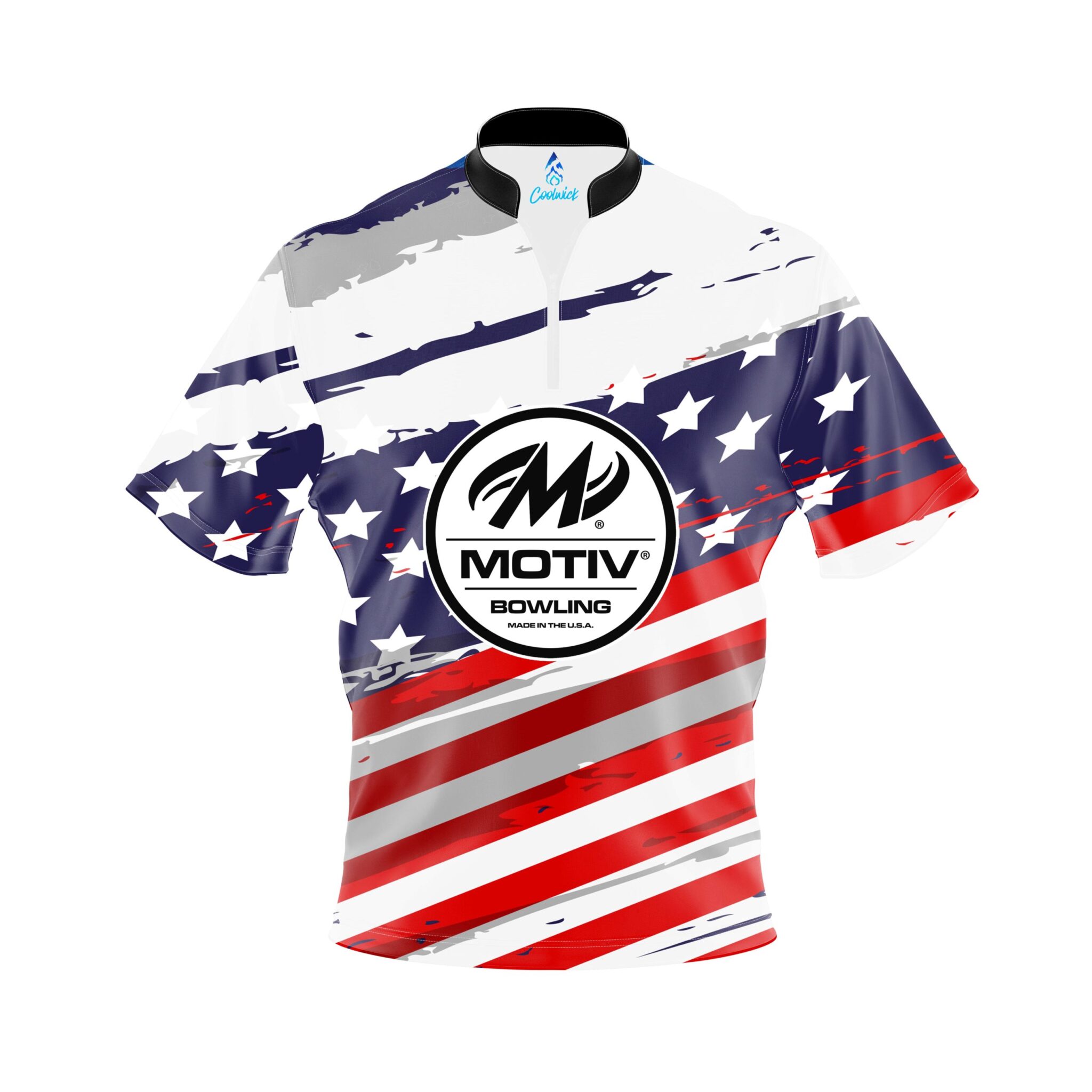 Motiv All American Quick Ship CoolWick Sash Zip Bowling Jersey Questions & Answers