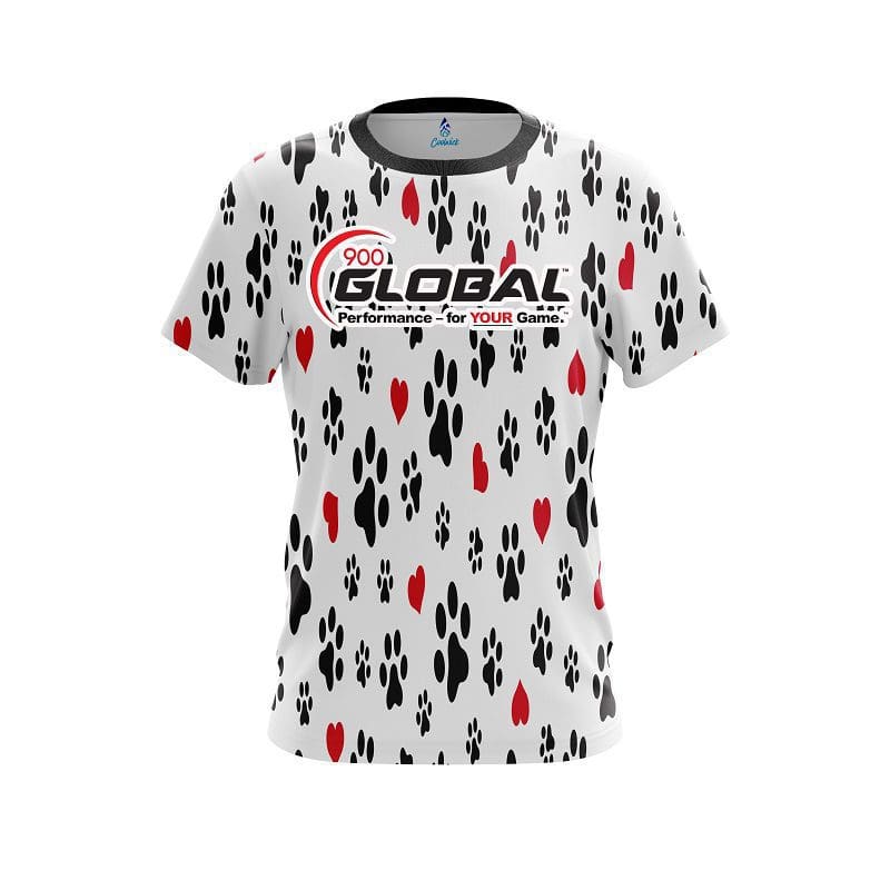 900 Global Puppy Love White CoolWick Bowling Jersey Questions & Answers