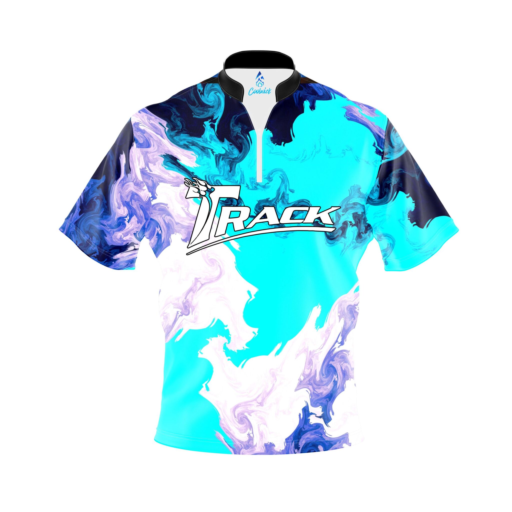 DOES THIS ITEM ALLOW FOR NAMES ON THE BACK. Track Abstract Quick Ship CoolWick Sash Zip Bowling Jersey