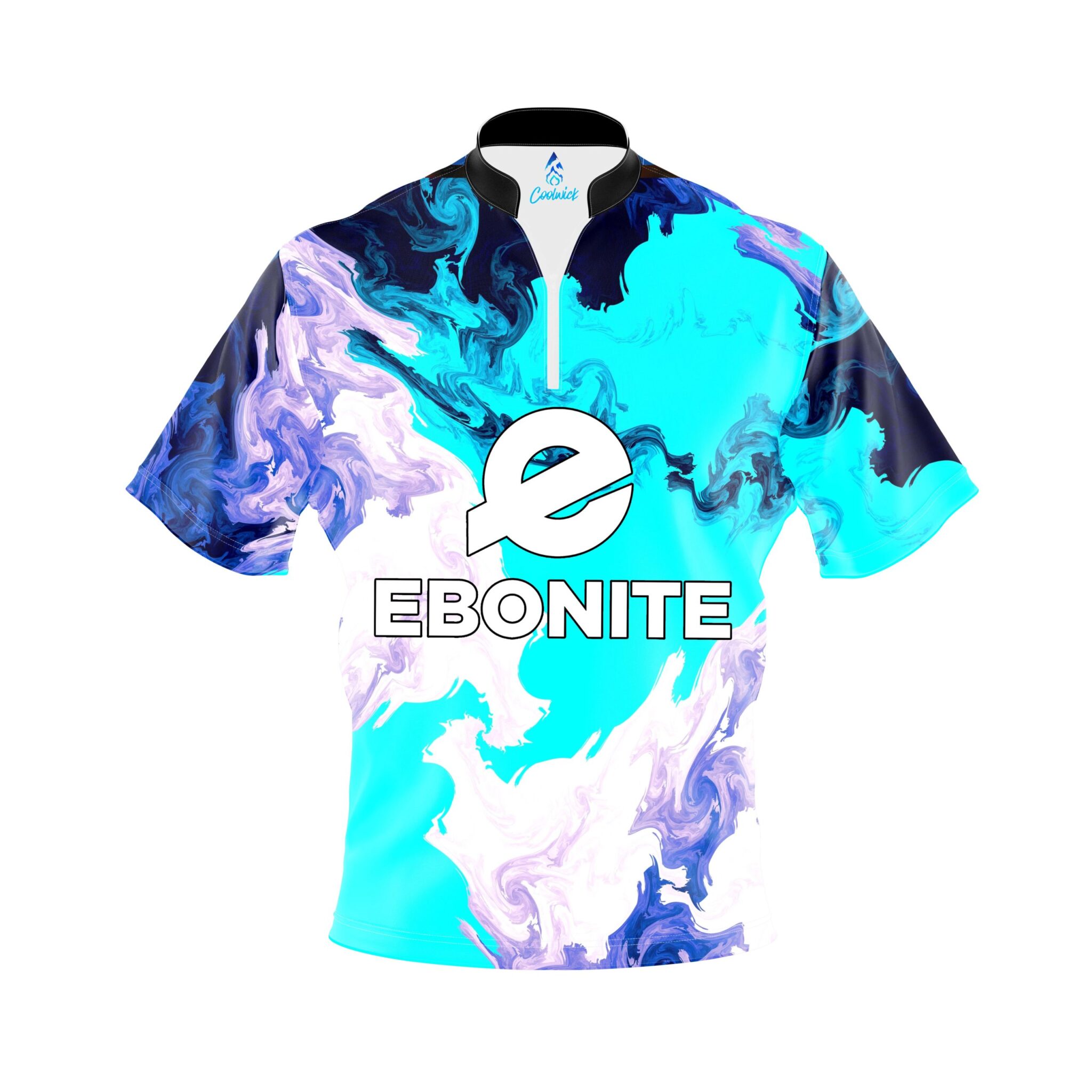 Ebonite Abstract Quick Ship CoolWick Sash Zip Bowling Jersey Questions & Answers