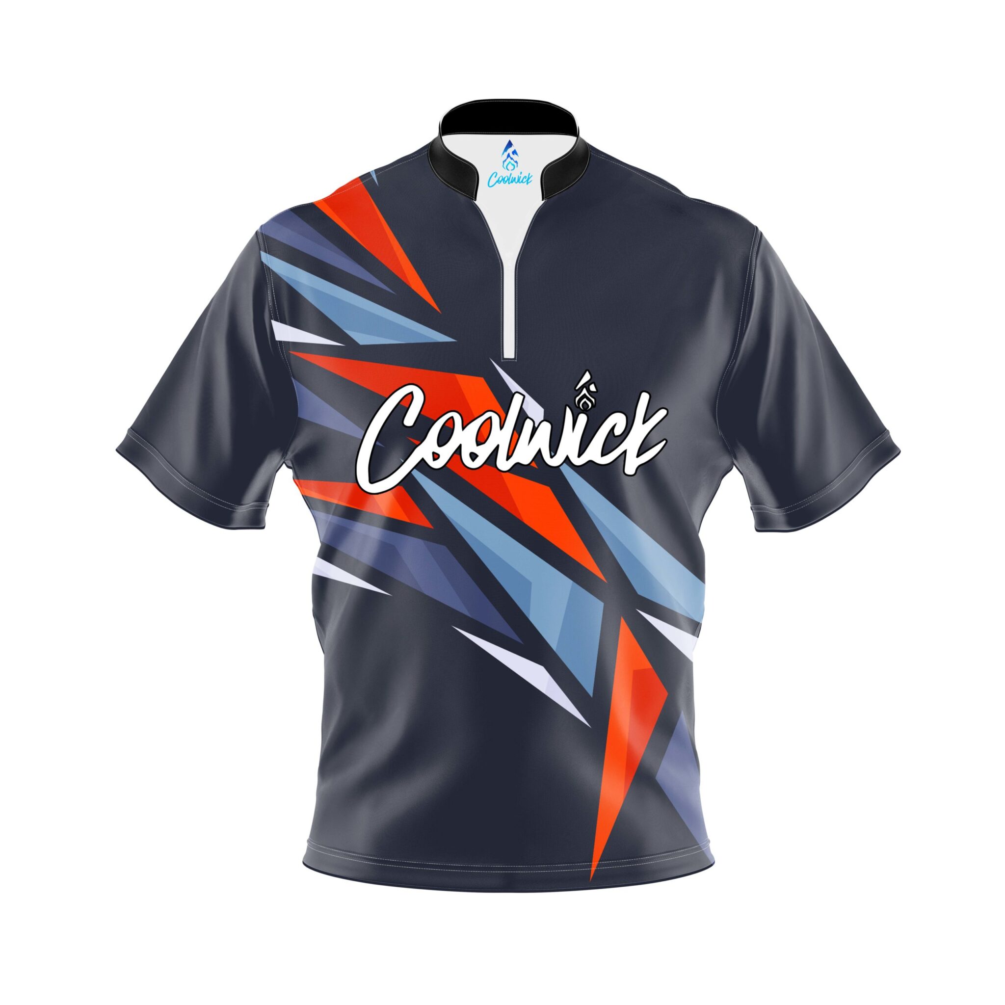 Signature Sport Triangle Quick Ship CoolWick Sash Zip Bowling Jersey Questions & Answers