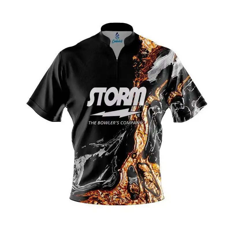 does the Storm Onyx Gold Quick Ship CoolWick Sash Zip Bowling Jersey come with both male and female optio