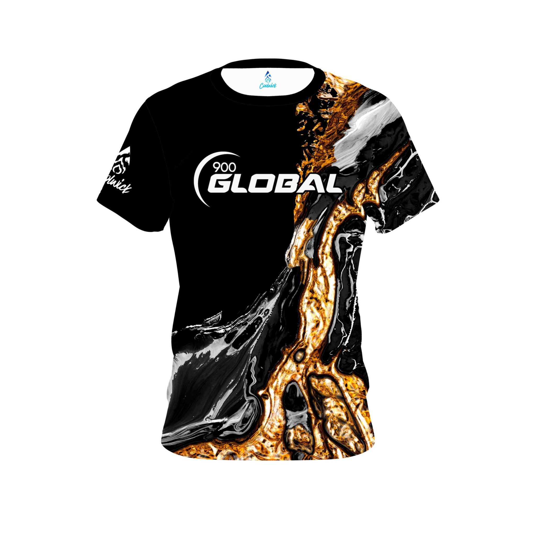 900 Global Onyx Gold CoolWick Bowling Jersey Questions & Answers