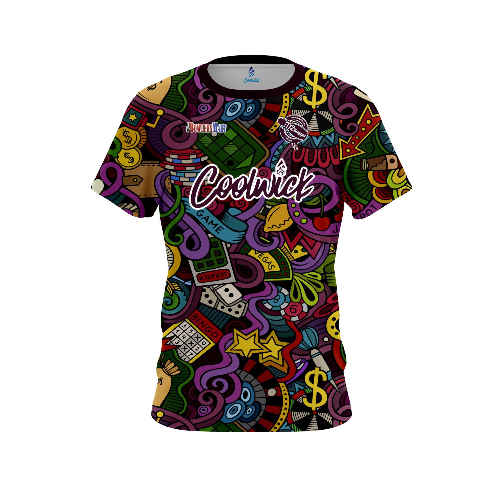 Madison Beck Casino All Over CoolWick Bowling Jersey Questions & Answers