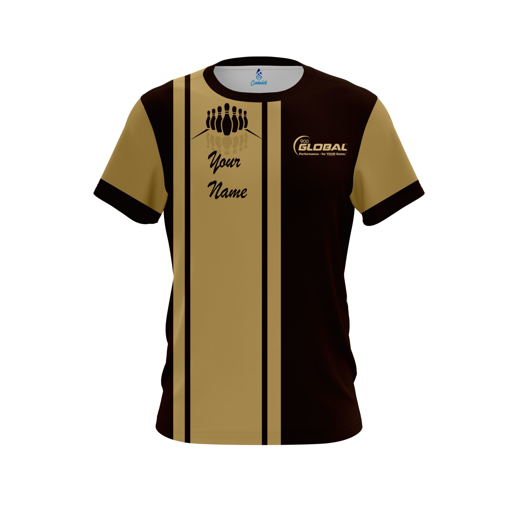 900 Global Vintage League Bowling Brown Coolwick Jersey Questions & Answers