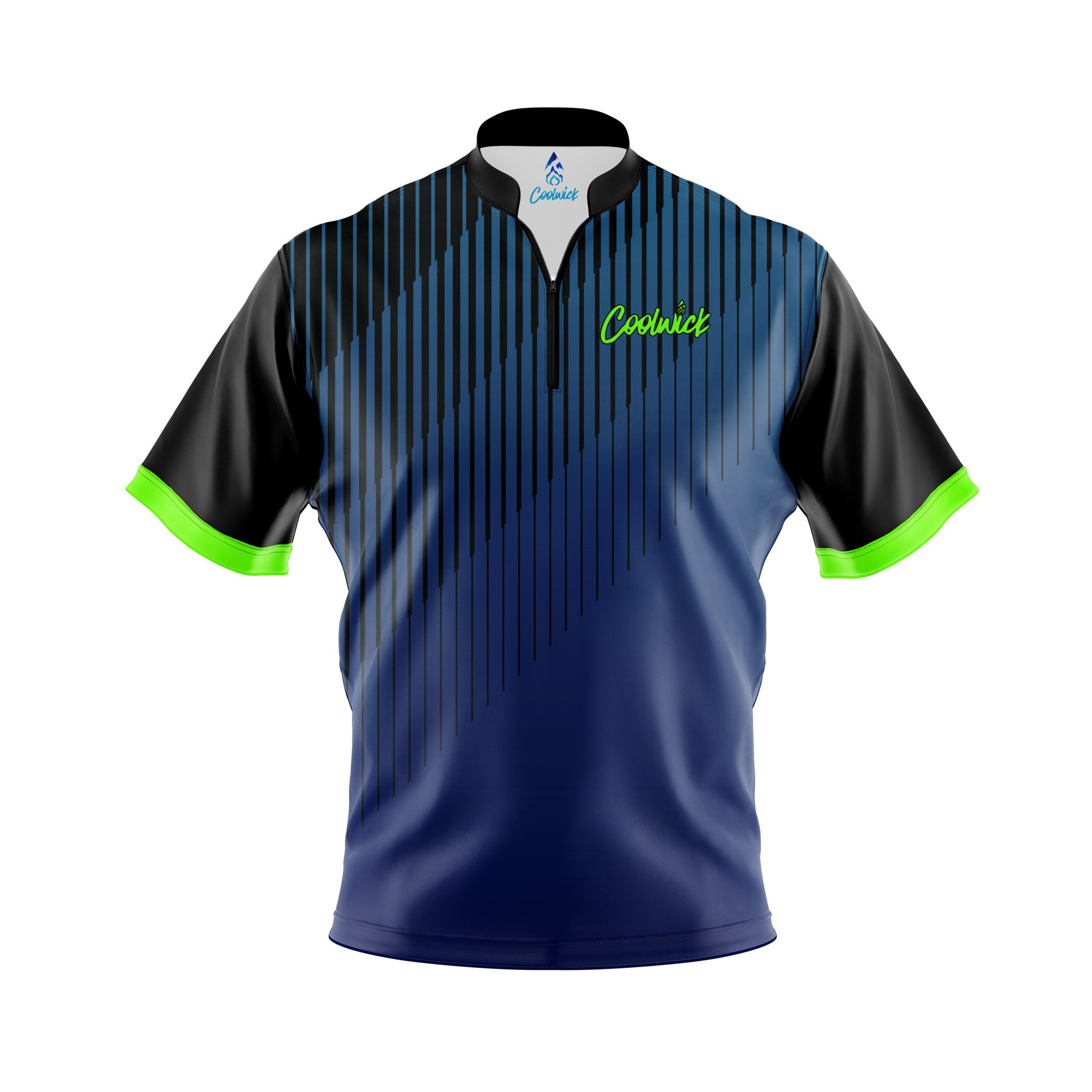 CoolWick Elite Blue and Green Quartet Sash Zip Jersey Questions & Answers