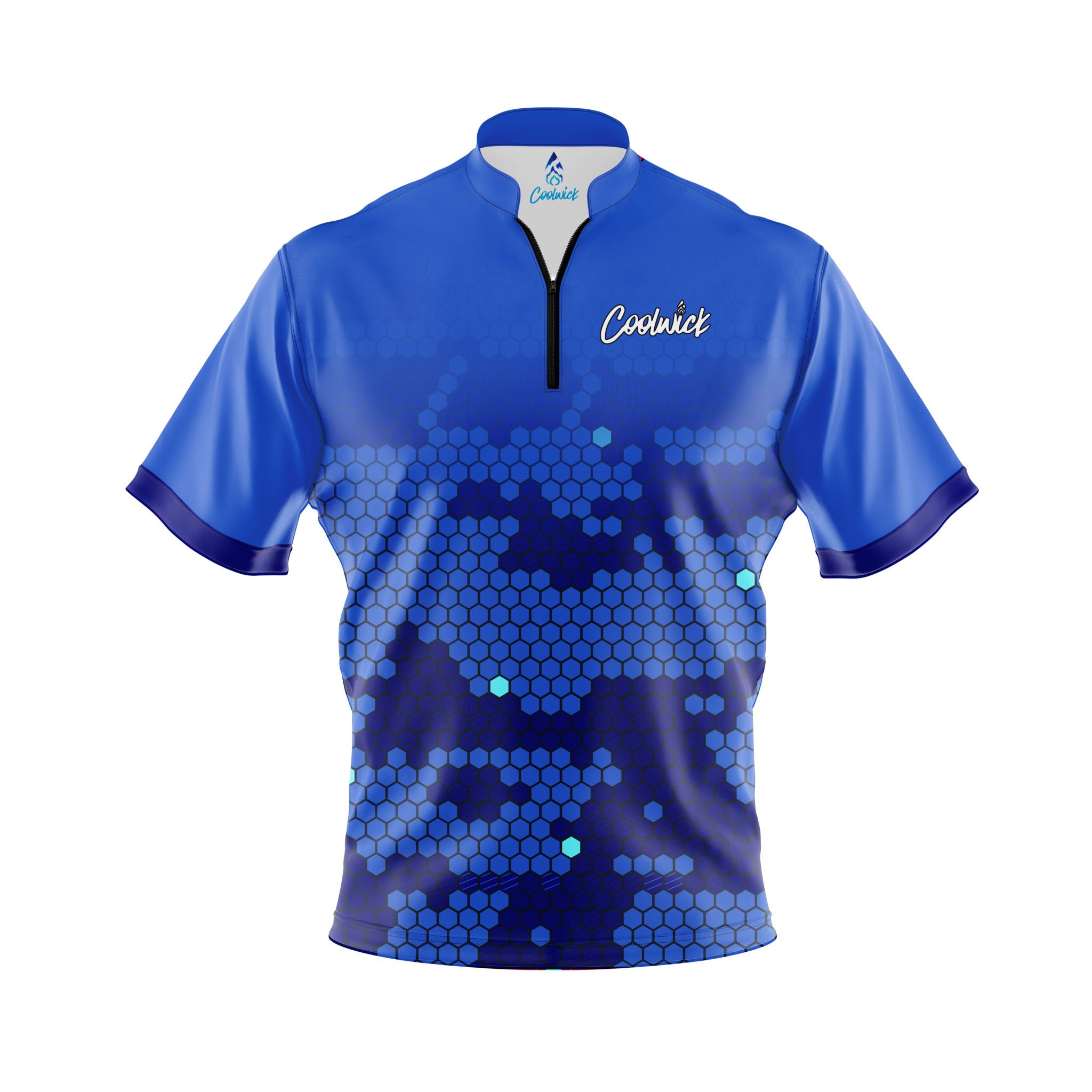 CoolWick Elite Blue Molecules Sash Zip Jersey Questions & Answers