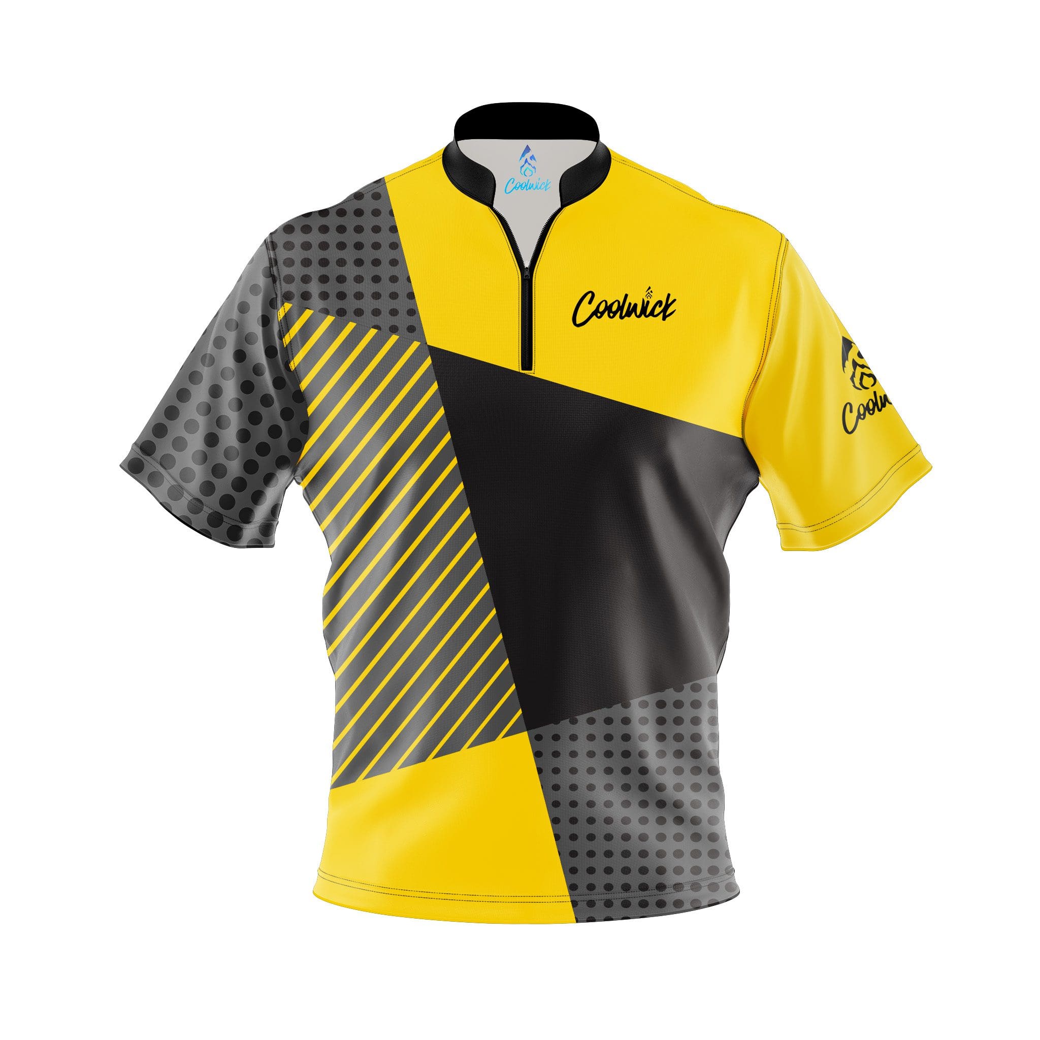 Can the new Elite Yellow complexity Jersey have Storm Across the front and Storm oval on back if i purchase?