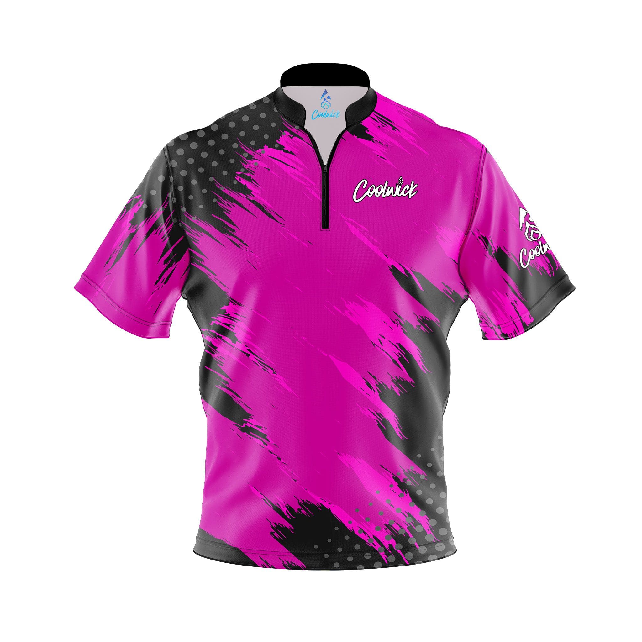 CoolWick Elite Pink Maverick Sash Zip Jersey