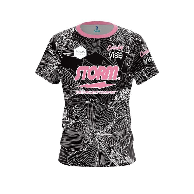 Storm Maria Bulanova Pink Hibiscus CoolWick Bowling Jersey Questions & Answers