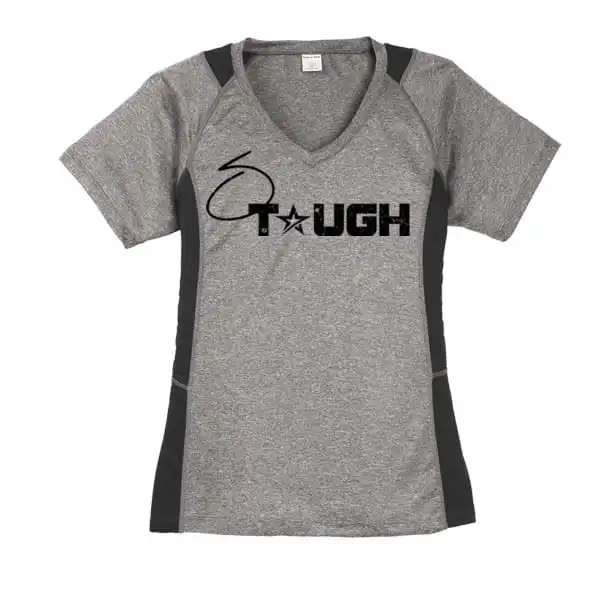 Shannon O'Keefe So Tough Ladies Heather V-Neck Tee Questions & Answers