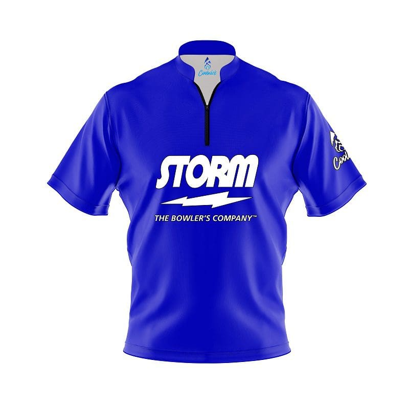 Storm Blue Fast Track CoolWick Bowling Jersey Questions & Answers