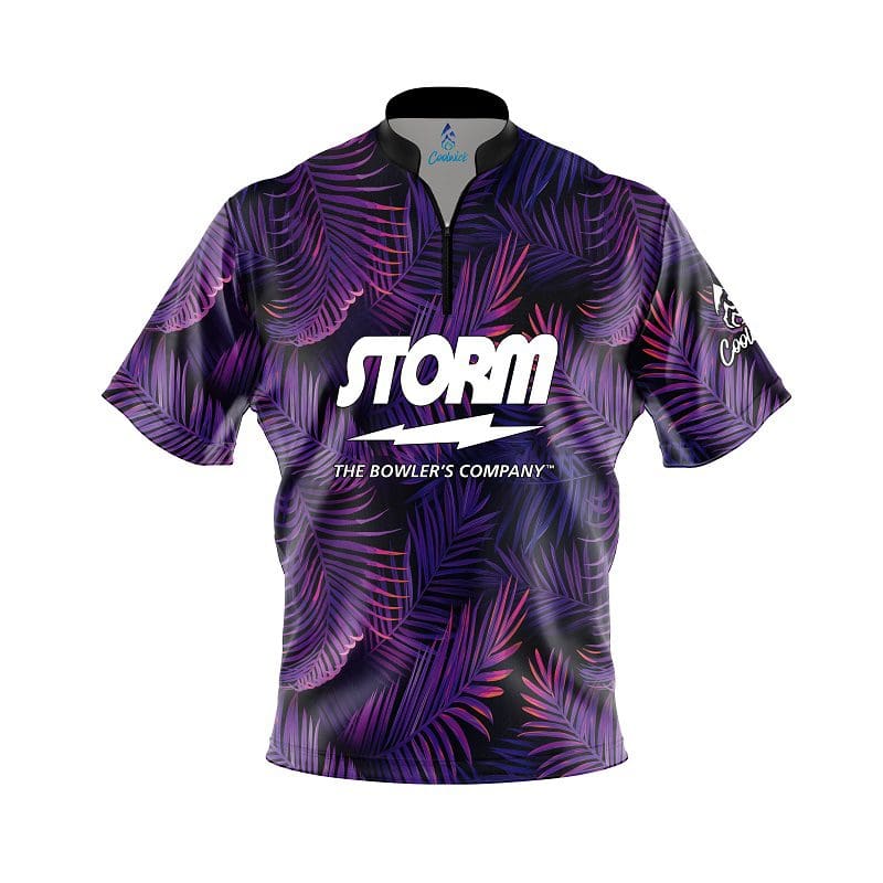 Storm Purple Jungle Fast Track CoolWick Bowling Jersey Questions & Answers