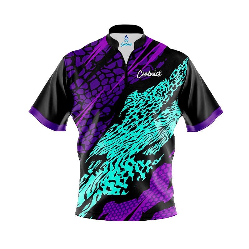 CoolWick Elite Purple Teal Tiger Sash Zip Jersey Questions & Answers